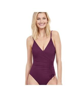 Gottex Dolce Vita V-Neck Surplice One Piece